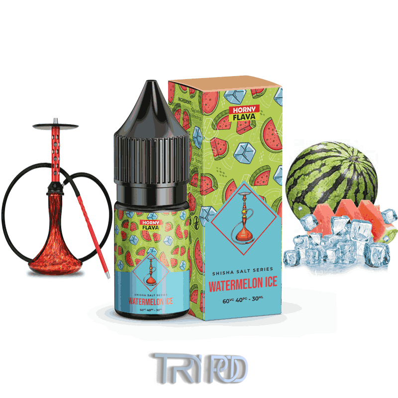 سالت سری قلیانی هندوانه یخ کمپانی هورنی | Horny Flava Salt Shisha Series Watermelon Ice 30ml