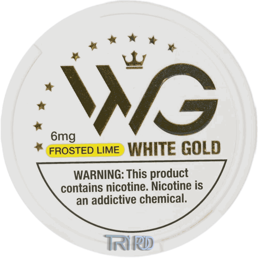 کیسه نیکوتین وایت گلد شربت یخی لیموناد | White Gold Nicotine Bag Frosted Lime