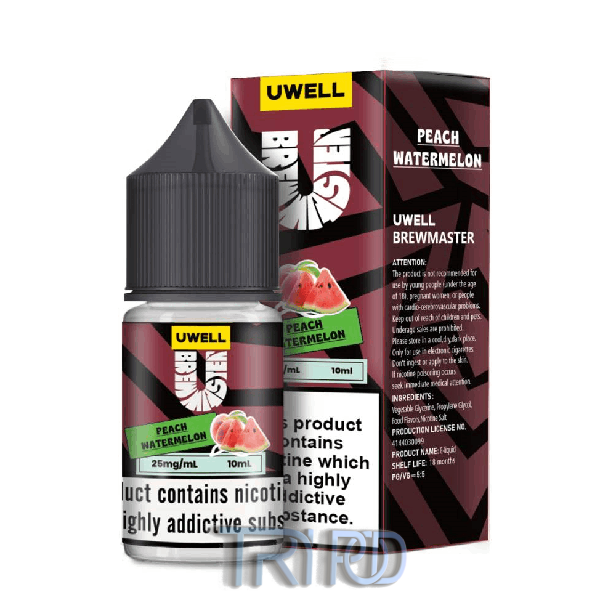 سالت هلو هندوانه یوول (10میل) UWELL PEACH WATERMELON