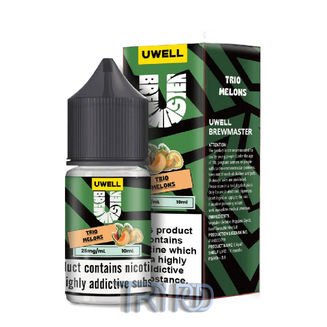 سالت هندوانه خربزه ملون یوول (10میل) UWELL TRIO MELONS